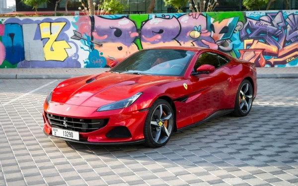 Red Ferrari Portofino M, 2023