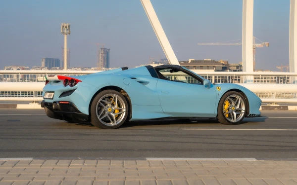  Blue Ferrari F8 Tributo Spider Photo 