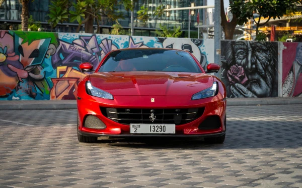  Red Ferrari Portofino M Photo 