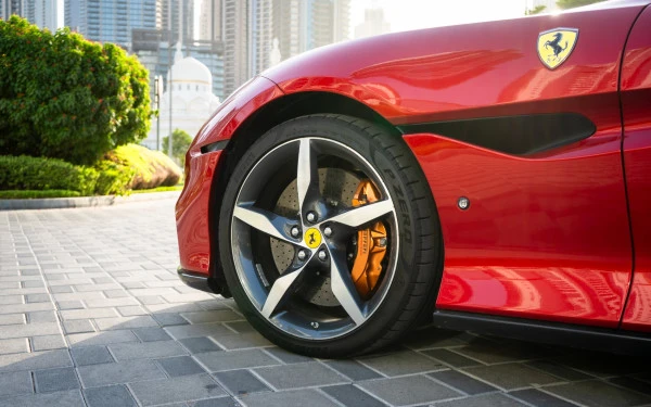  Red Ferrari Portofino M Photo 
