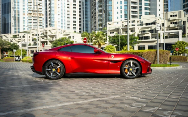  Red Ferrari Portofino M Photo 